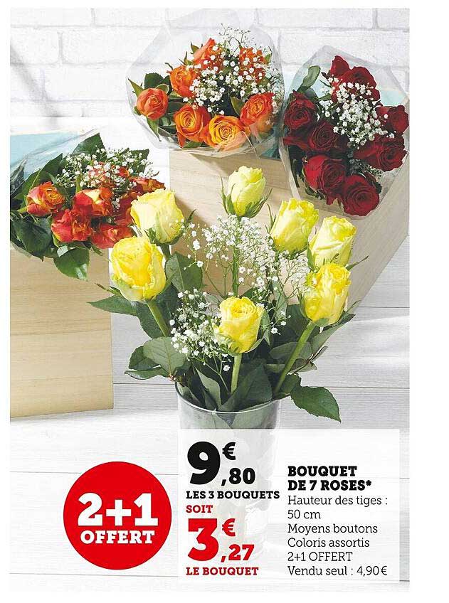 Bouquet De 7 Roses