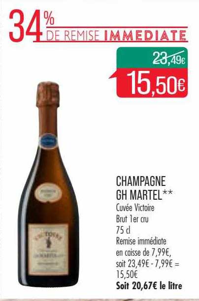 champagne gh martel