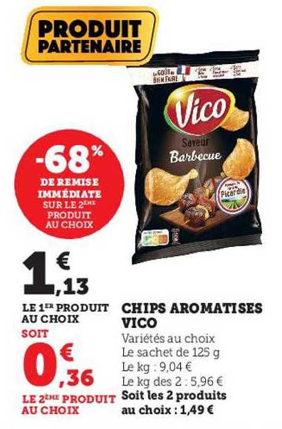 Chips Aromatisés Vico