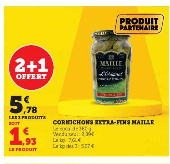 Cornichons Extra-fins Maille