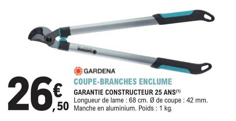 coupe-branches enclume gardena