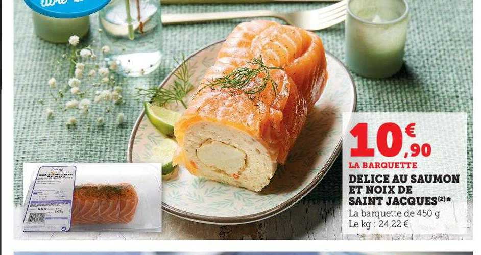 délice au saumon et noix de saint jacques