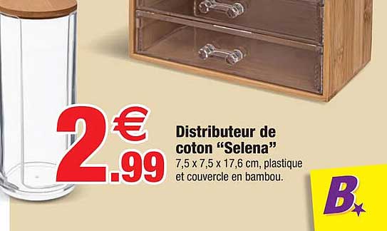Distributeur De Coton "selena"
