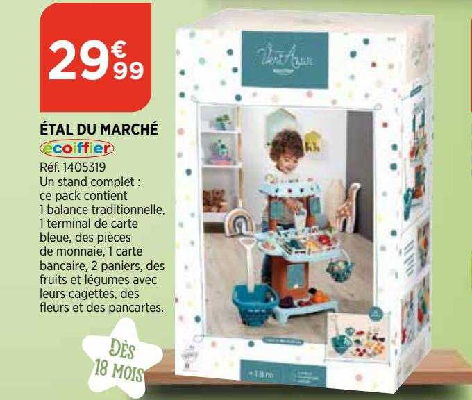 étal du marché écoiffier