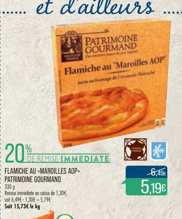 Flamiche Au «maroilles Aop» Patrimoine Gourmand