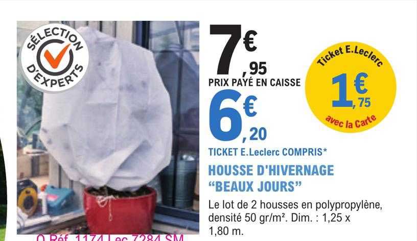 housse d'hivernage "beaux jours"