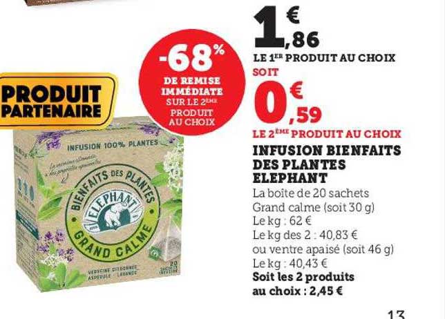 infusion bienfaits des plantes éléphant