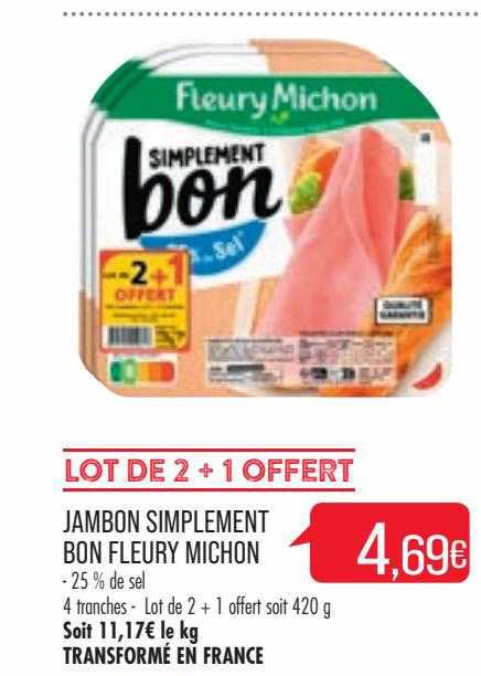 jambon simplement bon fleury michon