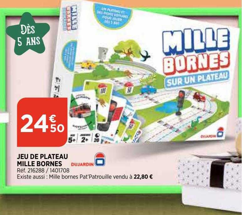jeu de plateau mille bornes dujardin
