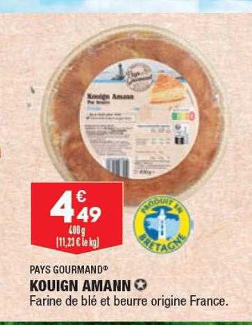 kouign amann pays gourmand