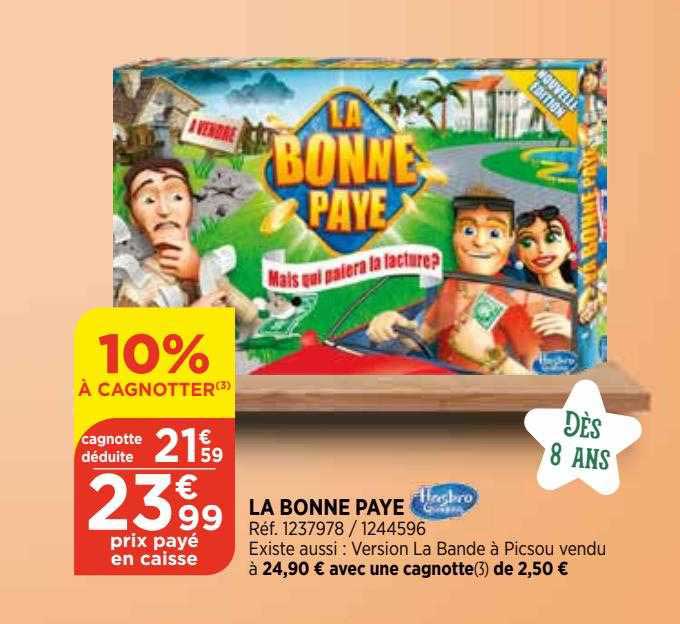la bonne paye hasbro gaming