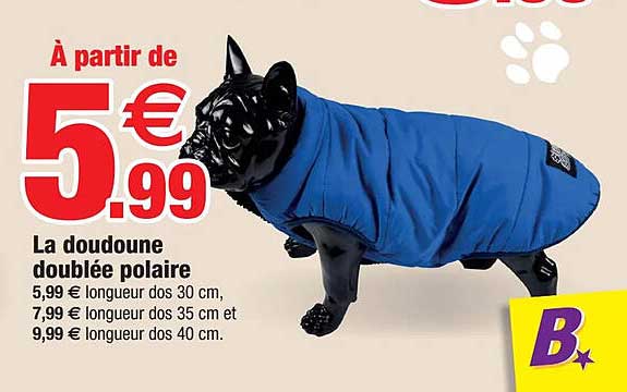 la doudoune doublée polaire