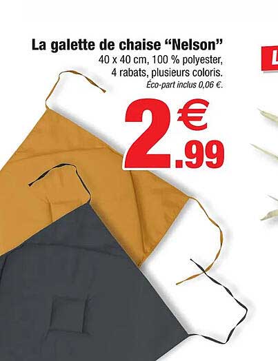 la galette de chaise "nelson"