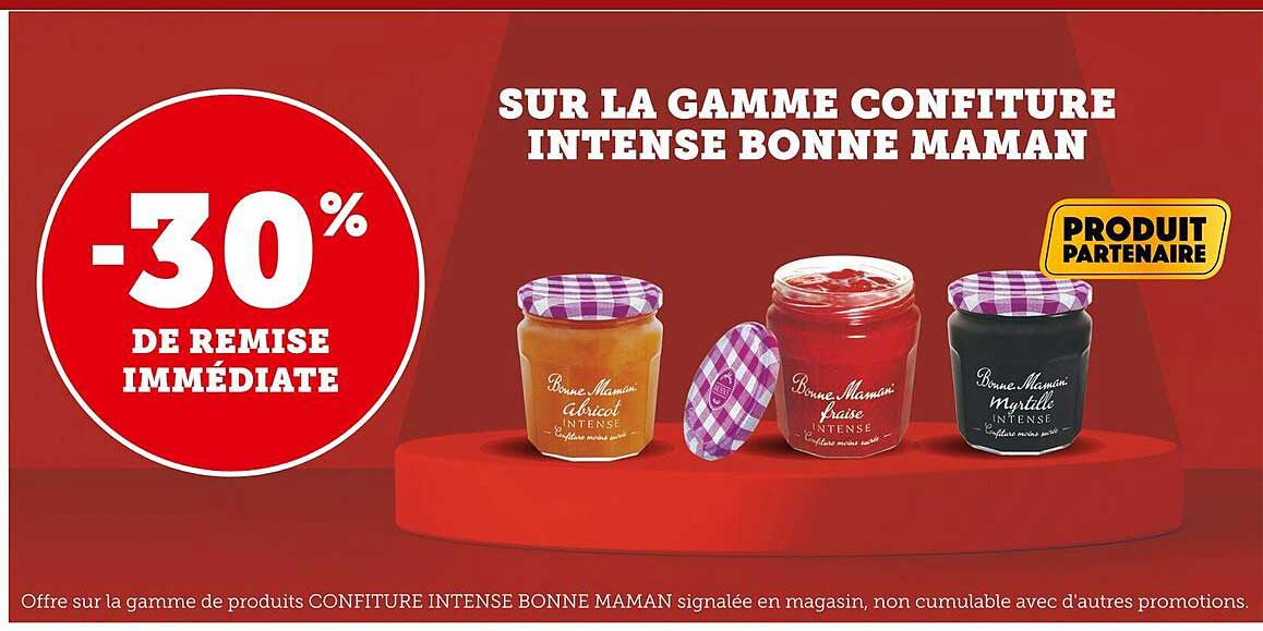 la gamme confiture intense bonne maman