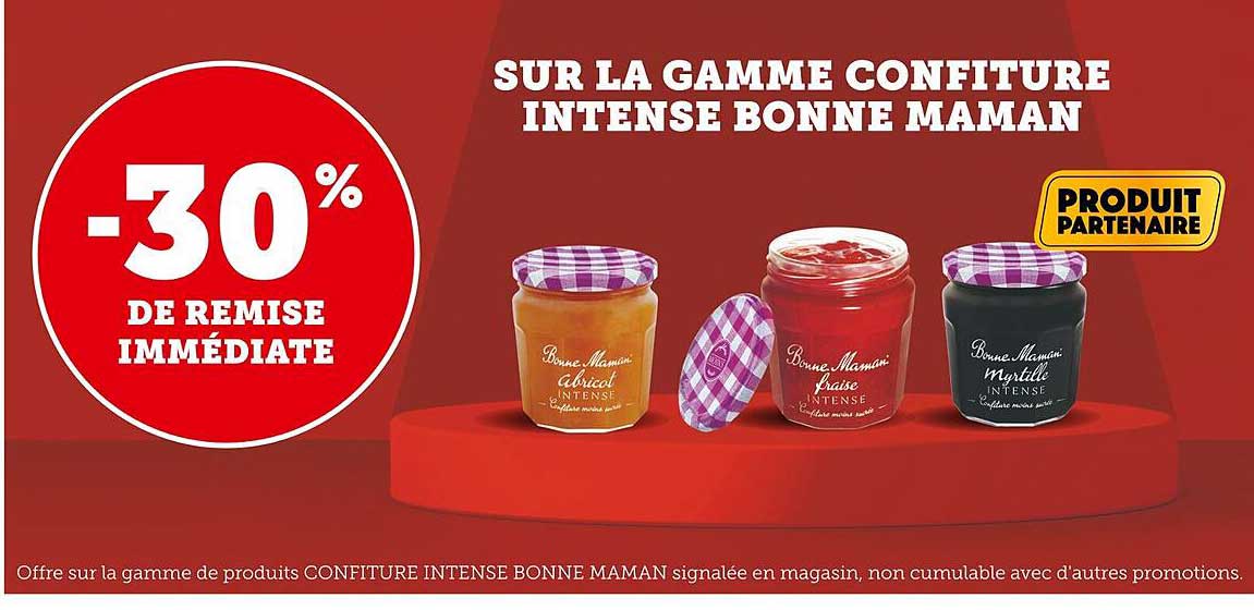 la gamme confiture intense bonne maman