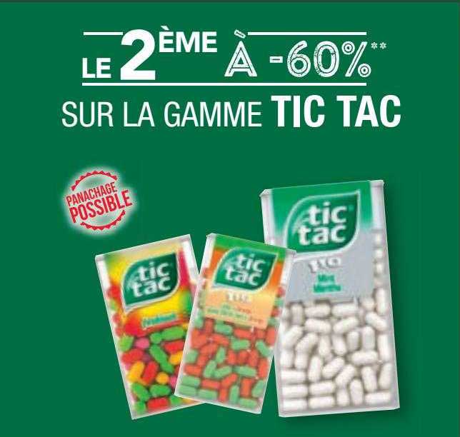 la gamme tic tac