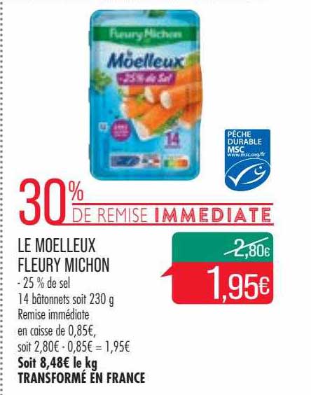 le moelleux fleury michon
