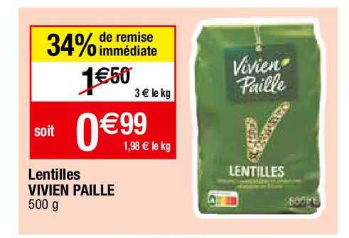 lentilles vivien paille