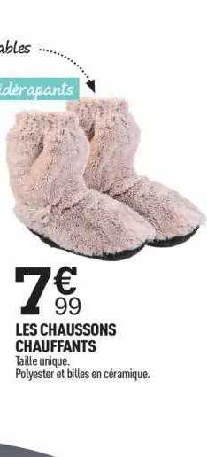 les chaussons chauffants