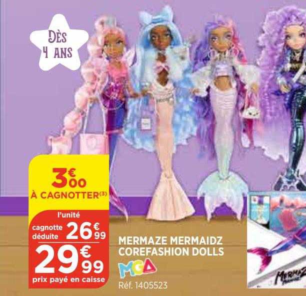 mermaze mermaidz corefashion dolls mga