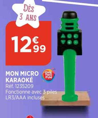 mon micro karaoké one two fun