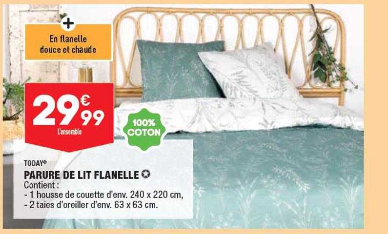 Parure De Lit Flanelle Today