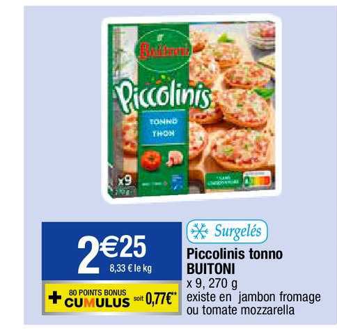 piccolinis tonno buitoni