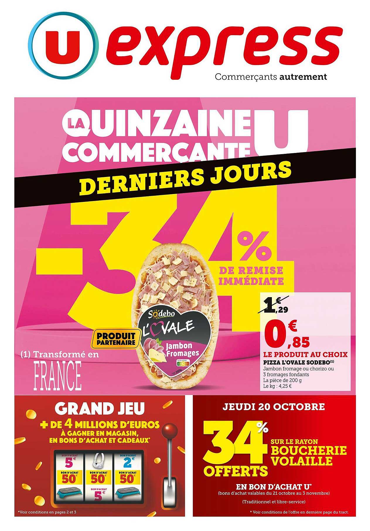 Pizza L'ovale Sodebo