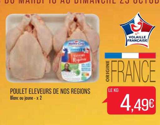 poulet éleveurs de nos régions