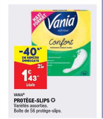 protège-slips vania