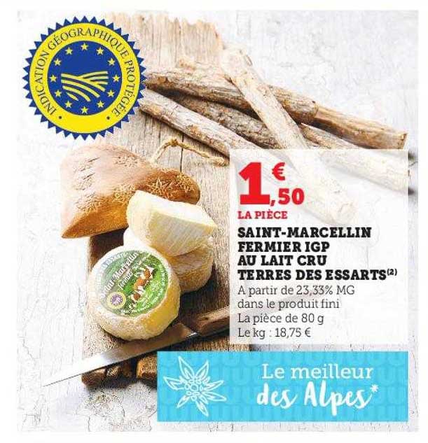 saint-marcellin fermier igp au lait cru terres des essarts