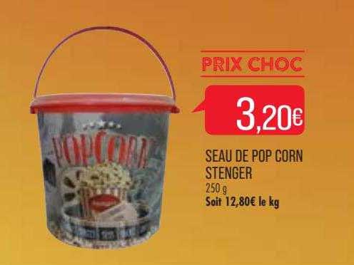 seau de pop corn stenger