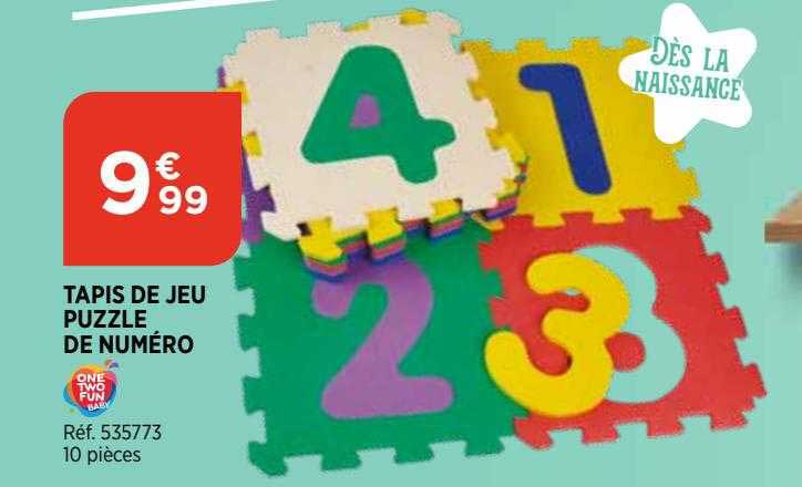 Tapis De Jeu Puzzle De Numéro One Two Fun