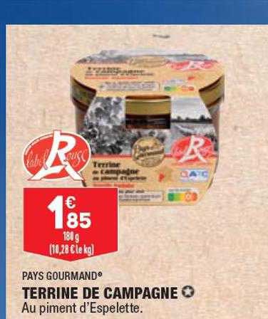 Terrine De Campagne Pays Gourmand