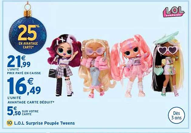 l.o.l. surprise poupée tweens