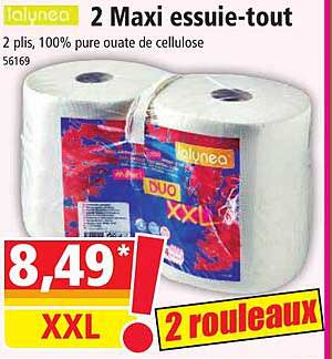 2 maxi essuie-tout