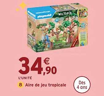 aire de jeu tropicale