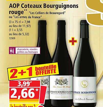 aop coteaux bourguignons rouge