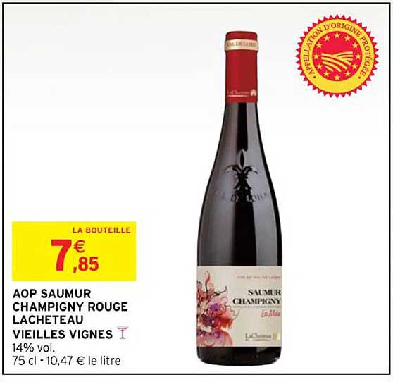 aop saumur champigny rouge lacheteau vielles vignes