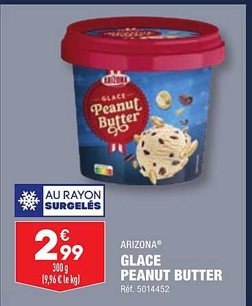 arizona glace peanut butter