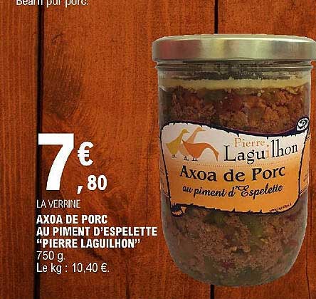 Axoa De Porc Au Piment D'espelette "pierre Laguilhon"