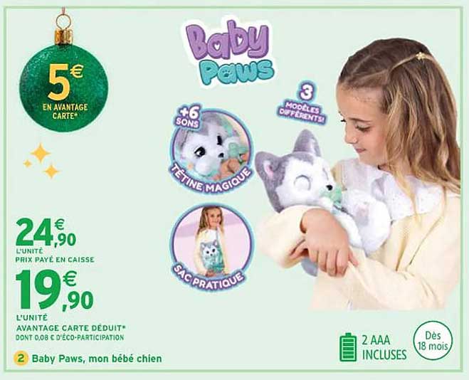 baby paws mon bébé chien