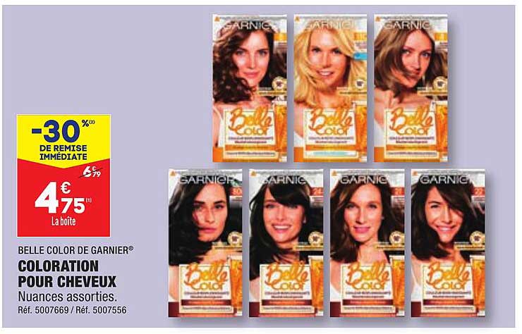 Belle Color De Garnier Coloration Pour Cheveux
