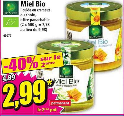 bio sonne miel bio