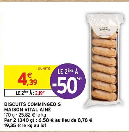 biscuits commingeois  maison  vital  ainé