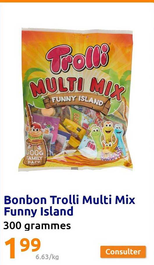 bonbon trolli multi mix funny island