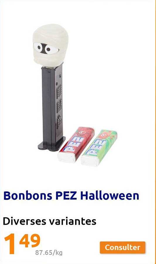Bonbons Pez Halloween
