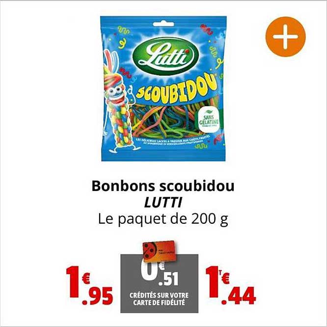 Bonbons Scoubidou Lutti
