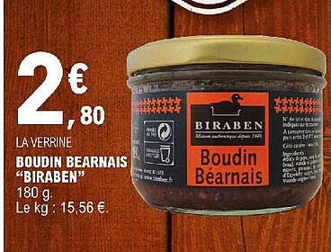boudin bearnais "biraben"