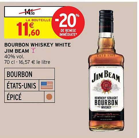 bourbon whiskey white jim beam
